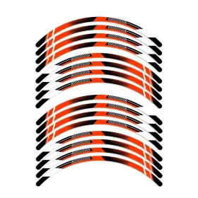CLCRWSAA01BORG17CC071 CREATEMOTOR Pvc Wheel Rim Sticker Kit
