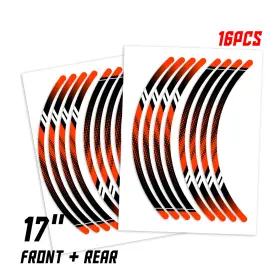 CLCRWSAD01BORG17CC038 CREATEMOTOR Wheel Stripes Sticker Honda #2