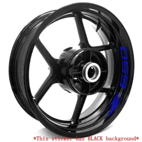 CLCRWSGP01XX17Z650BXXCC001 CREATEMOTOR Wheel Rim Decal Strips