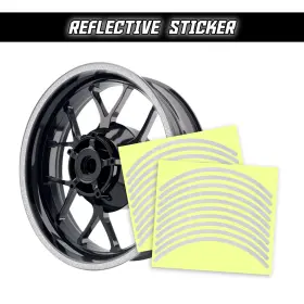 CLCRWSRA17CC724 CREATEMOTOR Rim Reflective Wheel Stickers