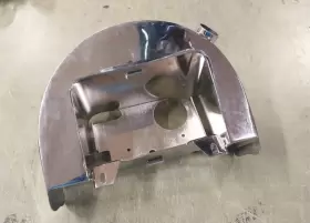 80112X CUSTOM CHROME Nos Body Oil Tank Santee Frame Chopper