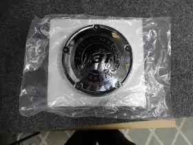 131-10-67 CUSTOM ENGRAVING Tail Derby Cover Cvo Crome