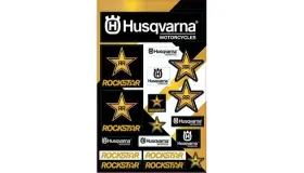 40-70-101 DCOR Racing Rockstar Decal Sheet Husqvarna
