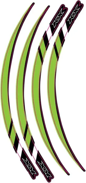 40-80-213 DCOR Rim Decal Set Kx Kawasaki