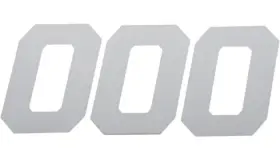 45-34-0 DCOR Race Plate