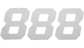 45-34-8 DCOR Race Plate