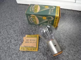 2235-BA DR.G.FISCHER Nos Autolight Lamp Head Light Bulb