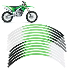 550754467081 DREAMHIGHH Rim Stripes Wheel Stickers Decals Kx
