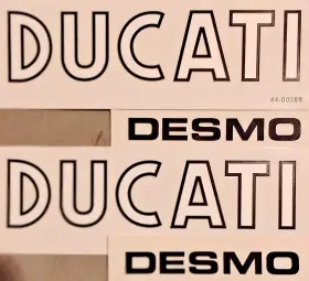 44-00289 DUCATI Desmo Tank Sticker Set #3
