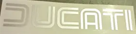 44-00341 DUCATI Letters Gas Tank Die Stickers