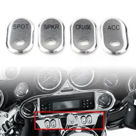 550727848695 EARTHOEE Panel Switch Covers Touring Harley Road