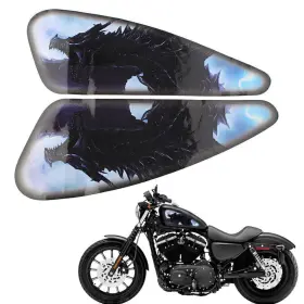 996812209109 EPARTS Stereo Fuel Gas Tank Stickers Waterproof