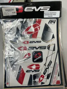 R4G-CRD-Y EVS Crossfade Race Collar Graphics Youth Kit