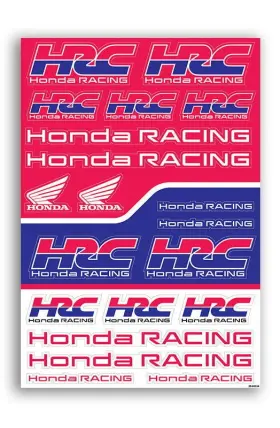 29-68334 FACTORY EFFEX Sticker Sheet Hrc Honda
