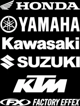 FX08-94416 FACTORY EFFEX Die Sticker Suzuki