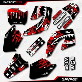 DFGHDR56T4 FACTORY EFX Savage Racing Graphic Kit CR125 CR250
