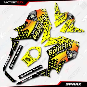 G78IGYU FACTORY EFX Spark Racing Graphic Grom Kit MSX125