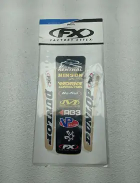 43200006 FACTORYEFFEX Fx Rear Fender Decal Graphics Kit