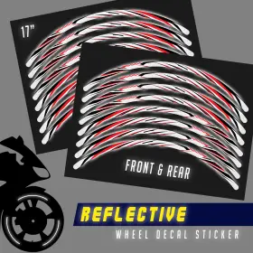 CL3WSRASH12XX17CC748 FASTBOLT Reflective Wheel Decal Stickers