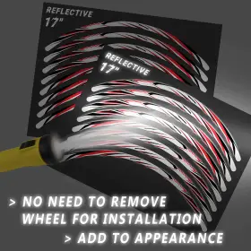 CL3WSRASH12XX17CC773 FASTBOLT Reflective Wheel Decal Stickers