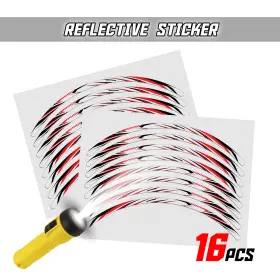 CL3WSRASH12XX17FF0077 FASTBOLT Reflective Wheel Decal Sports