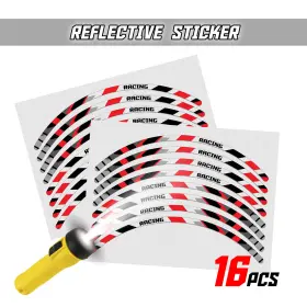 CL3WSRASH13XX17CC766 FASTBOLT Reflective Decal Stickers MT-3