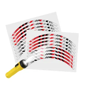 CL3WSRASH14XX17FF0004 FASTBOLT Reflective Sticker Stripes
