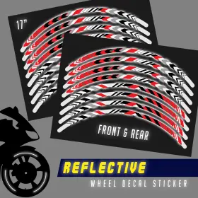 CL3WSRASH14XX17FF0077 FASTBOLT Reflective Sticker Strip Honda
