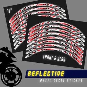 CL3WSRASH15XX17CC763 FASTBOLT Reflective Wheel Sticker Yamaha