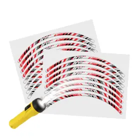 CL3WSRASH15XX17FF0077 FASTBOLT Reflective Wheel Sticker Honda