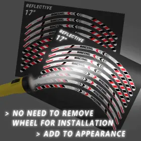 CL3WSRASH16XX17FF0057 FASTBOLT Retroreflective Rim Wheel