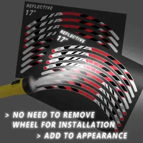 CL3WSRASH17XX17CC712 FASTBOLT Retroreflective Rim Wheel 1000