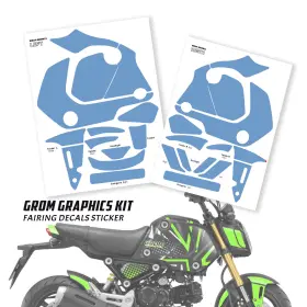 CLFAWRAPGROM21003GRCC0040 FASTBOLT Graphic Wrap Sticker Grom #3