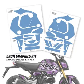 CLFAWRAPGROM21005PUCC0042 FASTBOLT Graphic Wrap Sticker Grom #3