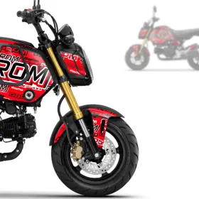 CLFAWRAPGROM21005RDCC0042 FASTBOLT Graphic Wrap Sticker Grom