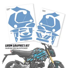 CLFAWRAPGROM21006AQCC0043 FASTBOLT Graphic Wrap Sticker Grom #3
