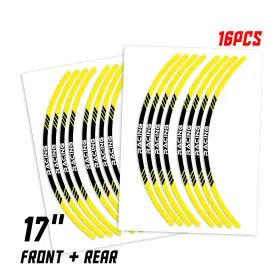 CLFAWSAP03BORG17US030 FASTMOTOSPORT Rim Stripes Sticker Kit