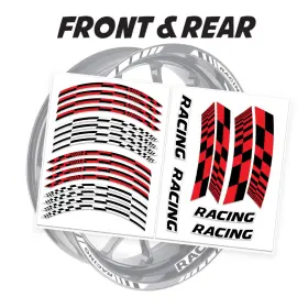 CLFAWSGP14XX17US123 FASTMOTOSPORT Rim Wheel Stickers Decal F3