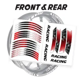 CLFAWSGP18XX17US124 FASTMOTOSPORT Rim Wheel Stickers Decal