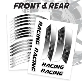 CLFAWSGP18XX17US172 FASTMOTOSPORT Rim Wheel Stickers Decal R3