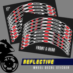 CLFAWSRASH13XX17CC763 FASTMOTOSPORT Reflective Wheel Sticker