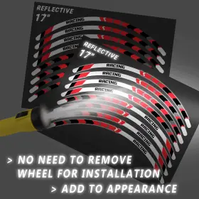 CLFAWSRASH19XX17US6834 FASTMOTOSPORT Reflective Wheel Sticker