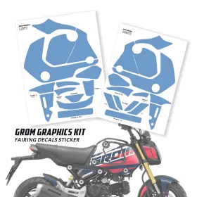 FUKWRAPGROM21007RD205001B0007 FIRERIDERWORLD Fairing Decal #2