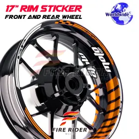 WSGP02KXX17MAGW095 FIRERIDERWORLD Rim Stickers Decals Pack