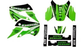 21140 FLU DESIGNS INC Pro Team Pts Graphics Kit Kawasaki