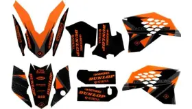 51093 FLU DESIGNS INC Pro Team Pts Graphics Kit Ktm