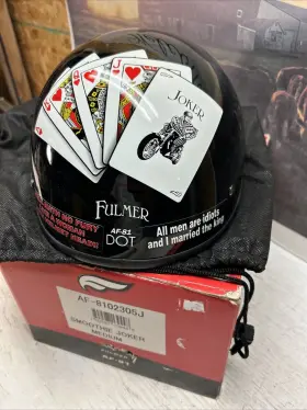 AF-81 FULMER Smoothie Joker Beanie Half Helmet #2