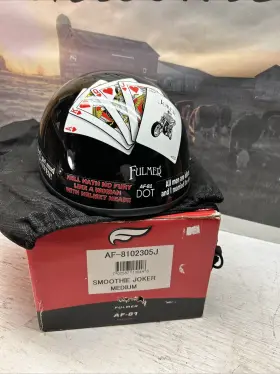 AF-81 FULMER Smoothie Joker Beanie Half Helmet