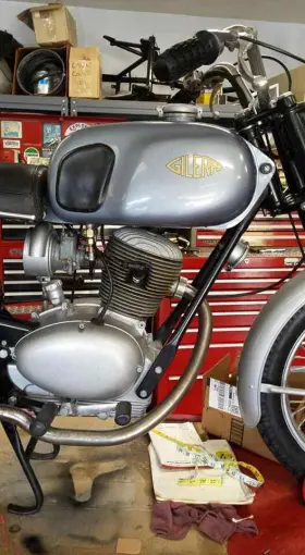 44-00260 GILERA Football Gas Tank Sticker #2