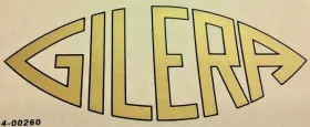 44-00260 GILERA Football Gas Tank Sticker